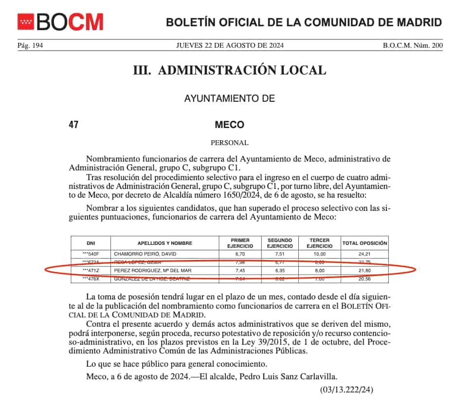 Screenshot Mar Pérez